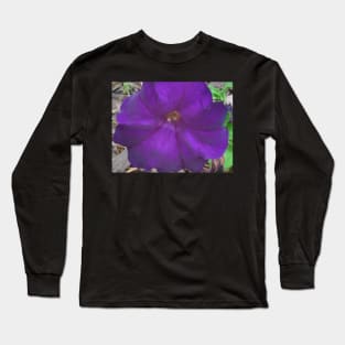 beach moonflower Long Sleeve T-Shirt